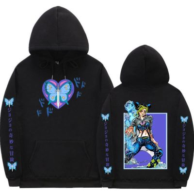 Jolyne Cujoh Butterfly Jojos Bizarre Adventure Hoodie - JoJo's Bizarre Adventure Shop