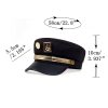 Anime JoJo s Bizarre Adventure Kujo Jotaro Cosplay Cap British Style Mens Womens Hat Peaked Black 5 2 - JoJo's Bizarre Adventure Shop