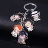 Anime JoJos Bizarre Adventur Keychain Kujo Jotaro Cartoon Character Cute Cool Keyring for Women Man Casual 2 2 - JoJo's Bizarre Adventure Shop