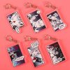 Anime JoJos Bizarre Adventure Keychain Kujo Jotaro Kakyouin Noriaki Yoshikage Acrylic Keyring Bag Pendant Collection Gift 1 2 - JoJo's Bizarre Adventure Shop