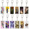 Anime Jojos Bizarre Adventure Acrylic Keychains Cosplay Figure Key Ring Kujo Jotaro Ghirga Narancia Bruno Key 7 - JoJo's Bizarre Adventure Shop