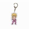 Anime Jojos Bizarre Adventure Keychain Cartoon Figure Acrylic Key Ring Kujo Jotaro Ghirga Narancia Bruno Key 1 2 - JoJo's Bizarre Adventure Shop
