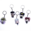 Anime Keychain JoJo Bizarre Adventure Man Key Chain for Women Accessories Cute Pendant Key Ring Acrylic 4 2 - JoJo's Bizarre Adventure Shop