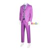 Free Shipping Kira Yoshikage Cosplay Anime JoJo Costume Adventure Yoshikage Kira Purple Suit Cosplay Uniform Costume 3 1 - JoJo's Bizarre Adventure Shop