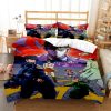 JOJO Anime Print Three Piece Bedding Set Fashion Article Children or Adults for Beds Quilt Covers 4 - JoJo's Bizarre Adventure Shop