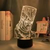 JoJo Bizarre Adventure Jean Pierre Polnareff 3d Led Light Anime for Bedroom Decor Light Birthday Gift 2 2 - JoJo's Bizarre Adventure Shop