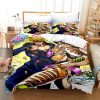 JoJo Bizarre Bedding Set Single Twin Full Queen King Size Bed Set Aldult Kid Bedroom Duvetcover 1 2 - JoJo's Bizarre Adventure Shop