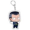 New Anime JOJOS Bizarre Adventure Keychain Cartoon Figure Pendant Key Chain Car Keyring Bag Jewelry Gift 4 1 - JoJo's Bizarre Adventure Shop