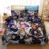 New Arrival JoJo s Bizarre Adventure 3D Printed Bedding Set Duvet Covers Pillowcases Comforter Bedding Set 5 2 - JoJo's Bizarre Adventure Shop