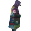 Trippy Jolyne Cujoh Stone Ocean JBA AOP Hooded Cloak Coat RIGHT Mockup - JoJo's Bizarre Adventure Shop