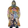 Trippy Melone Babyhead JBA AOP Hooded Cloak Coat BACK Mockup - JoJo's Bizarre Adventure Shop