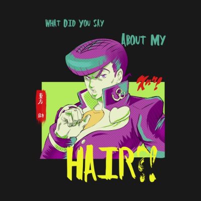 What Did You Say About My Hair Throw Pillow Official JoJo's Bizarre Adventure Merch