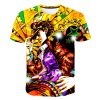 2023 NEW Summer Men Women Kujo Jotaro 3D Anime JoJo Bizarre Adventure Printed T shirt Men 2 - JoJo's Bizarre Adventure Shop