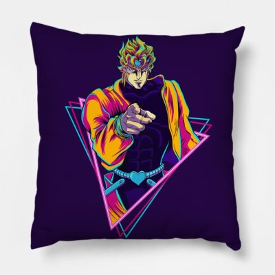 Jojos Bizarre Adventure Dio Brando Throw Pillow Official JoJo's Bizarre Adventure Merch