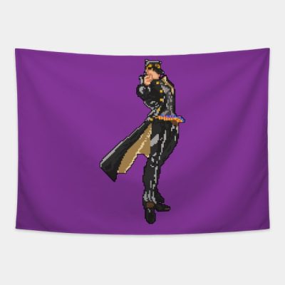 Pixel Jotaro Kujo Tapestry Official JoJo's Bizarre Adventure Merch