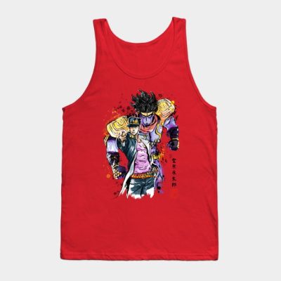 Jotaro Watercolor Tank Top Official JoJo's Bizarre Adventure Merch
