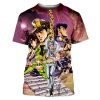 Anime JOJO Bizarre Adventure 3D Print T Shirts Manga Men Fashion New Summer Boys Girls T 4 - JoJo's Bizarre Adventure Shop