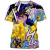 Anime JOJO Bizarre Adventure 3D Print T Shirts Manga Men Fashion New Summer Boys Girls T 5 - JoJo's Bizarre Adventure Shop