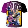 Anime JoJo s Bizarre Adventure T Shirts Men women 3D Jojo Printed T shirts Casual Harajuku - JoJo's Bizarre Adventure Shop