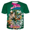 Anime JoJo s Bizarre Adventure T Shirts Men women 3D Jojo Printed T shirts Casual Harajuku 3 - JoJo's Bizarre Adventure Shop