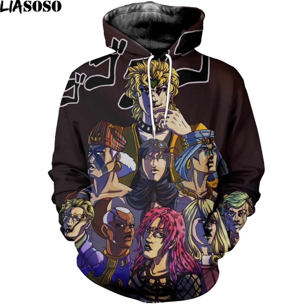 Autumn 3D JoJo s Bizarre Adventure Hoodies Sweatshirts Men Women Hoodie New Fashion Suitable 3D JoJo 1 - JoJo's Bizarre Adventure Shop