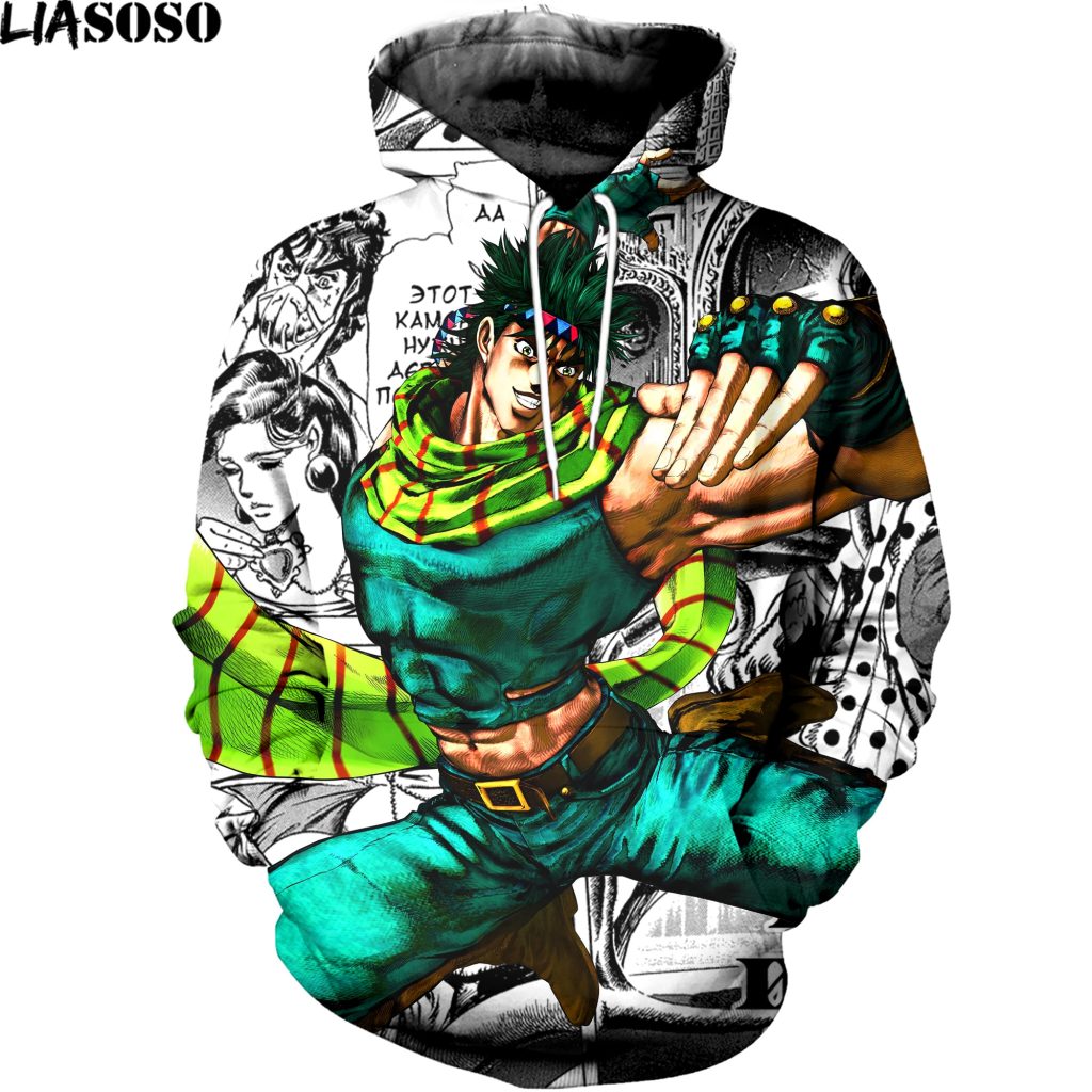 Autumn 3D JoJo s Bizarre Adventure Hoodies Sweatshirts Men Women Hoodie New Fashion Suitable 3D JoJo - JoJo's Bizarre Adventure Shop