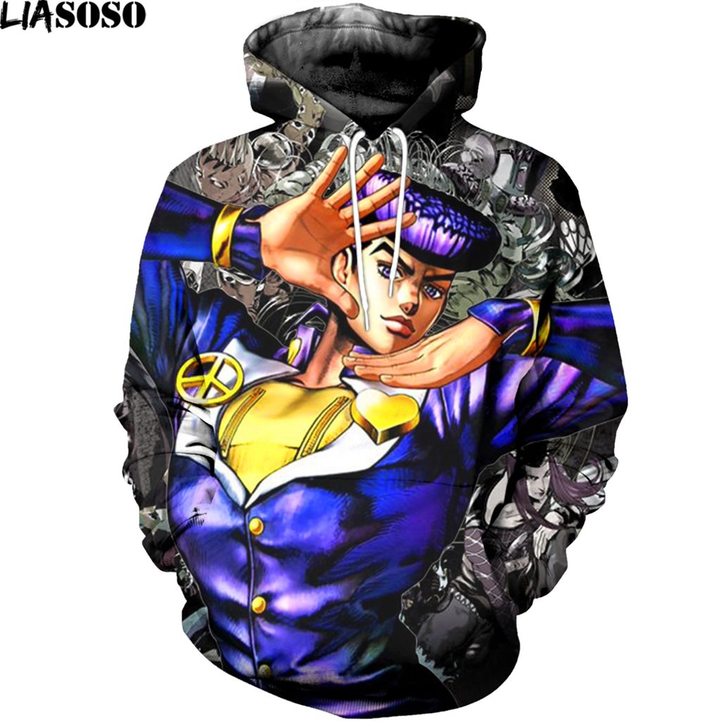 Autumn 3D JoJo s Bizarre Adventure Hoodies Sweatshirts Men Women Hoodie New Fashion Suitable 3D JoJo 2 - JoJo's Bizarre Adventure Shop