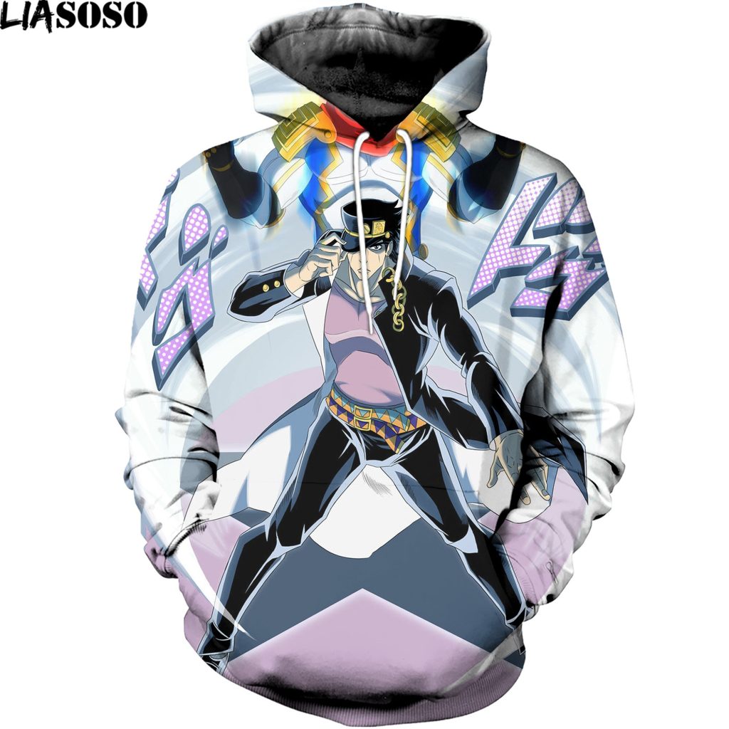 Autumn 3D JoJo s Bizarre Adventure Hoodies Sweatshirts Men Women Hoodie New Fashion Suitable 3D JoJo 4 - JoJo's Bizarre Adventure Shop