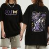 Japanese Anime Jojo Bizarre Adventure Printed Short Sleeve T Shirt Jotaro Star Platinum Manga Shirts Tops - JoJo's Bizarre Adventure Shop