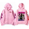 JoJo Bizarre Adventure Zip Up Hoodie Funny Anime Jotaro Star Platinum Zipper Hooded Sweatshirt Harajuku Casual 2 - JoJo's Bizarre Adventure Shop