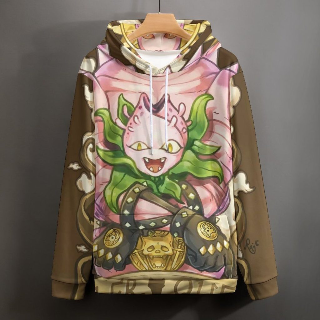 Killer Queen Crown Loose Hoodies Jojo Bizarre Adventure Street Fashion Pullover Hoodie Men Long Sleeve Harajuku 3 - JoJo's Bizarre Adventure Shop