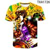 Summer Jojo Bizarre Adventure 3D Printed T shirt Men Women Children Cool Tee Tops Male Streetwear 3 - JoJo's Bizarre Adventure Shop