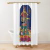 Jojo Tarot - 05 The High Erophant Shower Curtain Official JoJo's Bizarre Adventure Merch