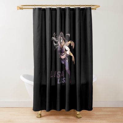 Jojo'S Lisa Lisa Sticker Shower Curtain Official JoJo's Bizarre Adventure Merch