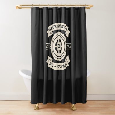 Speedwagon Foundation Logo Merchandise Shower Curtain Official JoJo's Bizarre Adventure Merch