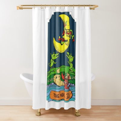 Jojo Tarot - 18 The Moon Shower Curtain Official JoJo's Bizarre Adventure Merch