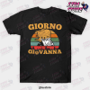 giorno giovanna vintage t shirt black s 236 - JoJo's Bizarre Adventure Shop