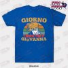 giorno giovanna vintage t shirt blue s 242 - JoJo's Bizarre Adventure Shop