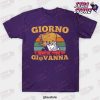 giorno giovanna vintage t shirt purple s 271 - JoJo's Bizarre Adventure Shop