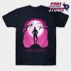 jjba giorno giovanna shadow t shirt navy blue s 291 - JoJo's Bizarre Adventure Shop