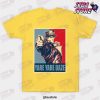 jjba yare daze t shirt yellow s 341 - JoJo's Bizarre Adventure Shop