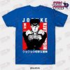 josuke higashikata t shirt blue s 971 - JoJo's Bizarre Adventure Shop