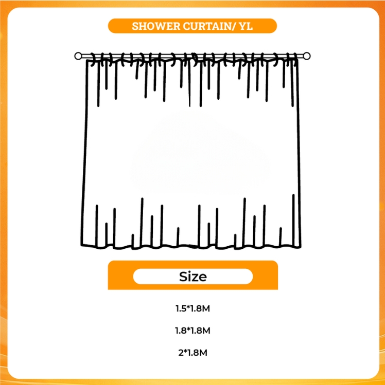 3D shower curtain - JoJo's Bizarre Adventure Shop